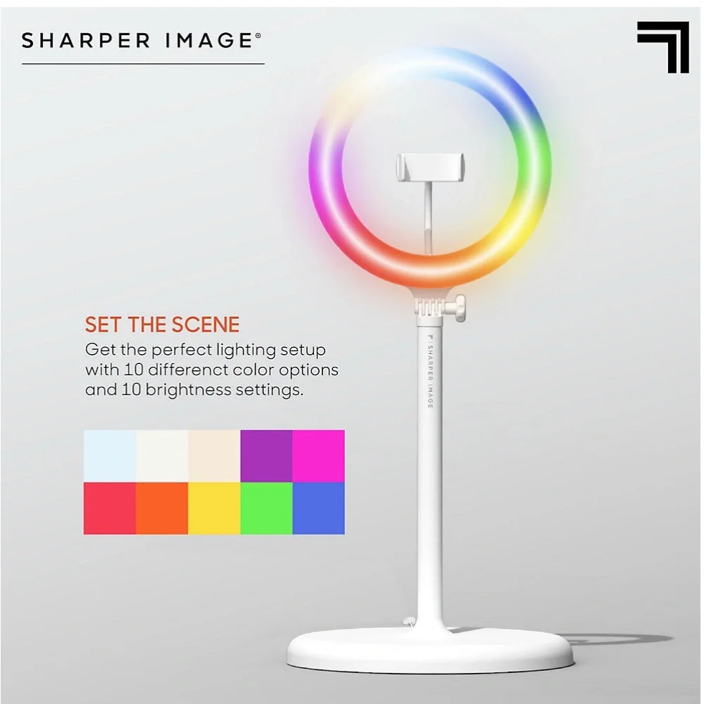 Phone camera ring light / stand. Content creator/live show light.